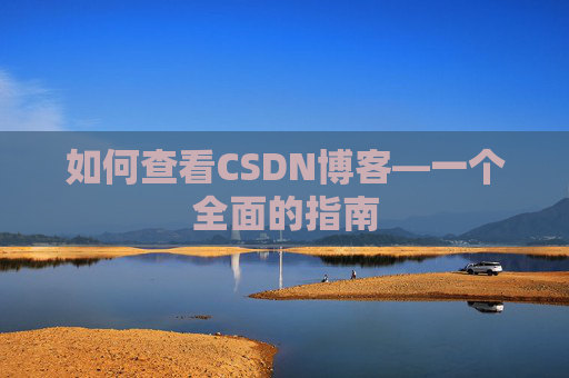 如何查看CSDN博客—一个全面的指南